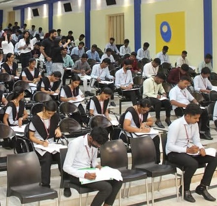 Students in Examination Hall